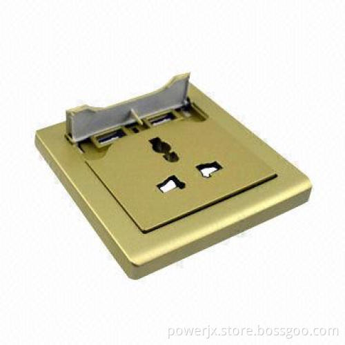 High-quality New Design USB Wall Outlet Socket, Auto-adjustable Charging Wattage